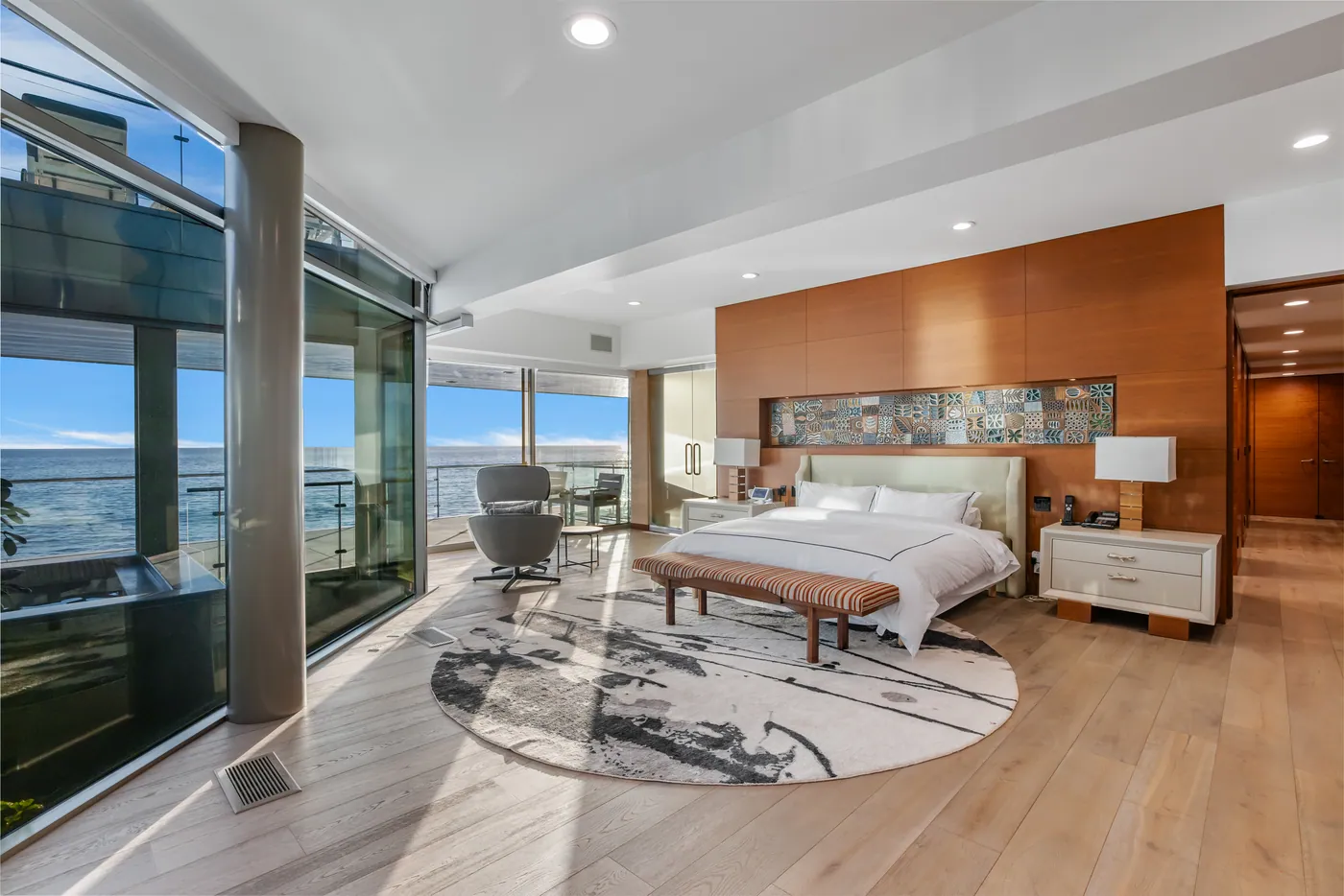 Primary bedroom facing the ocean