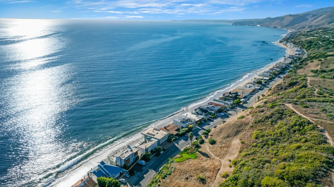 The coastline at Malibu