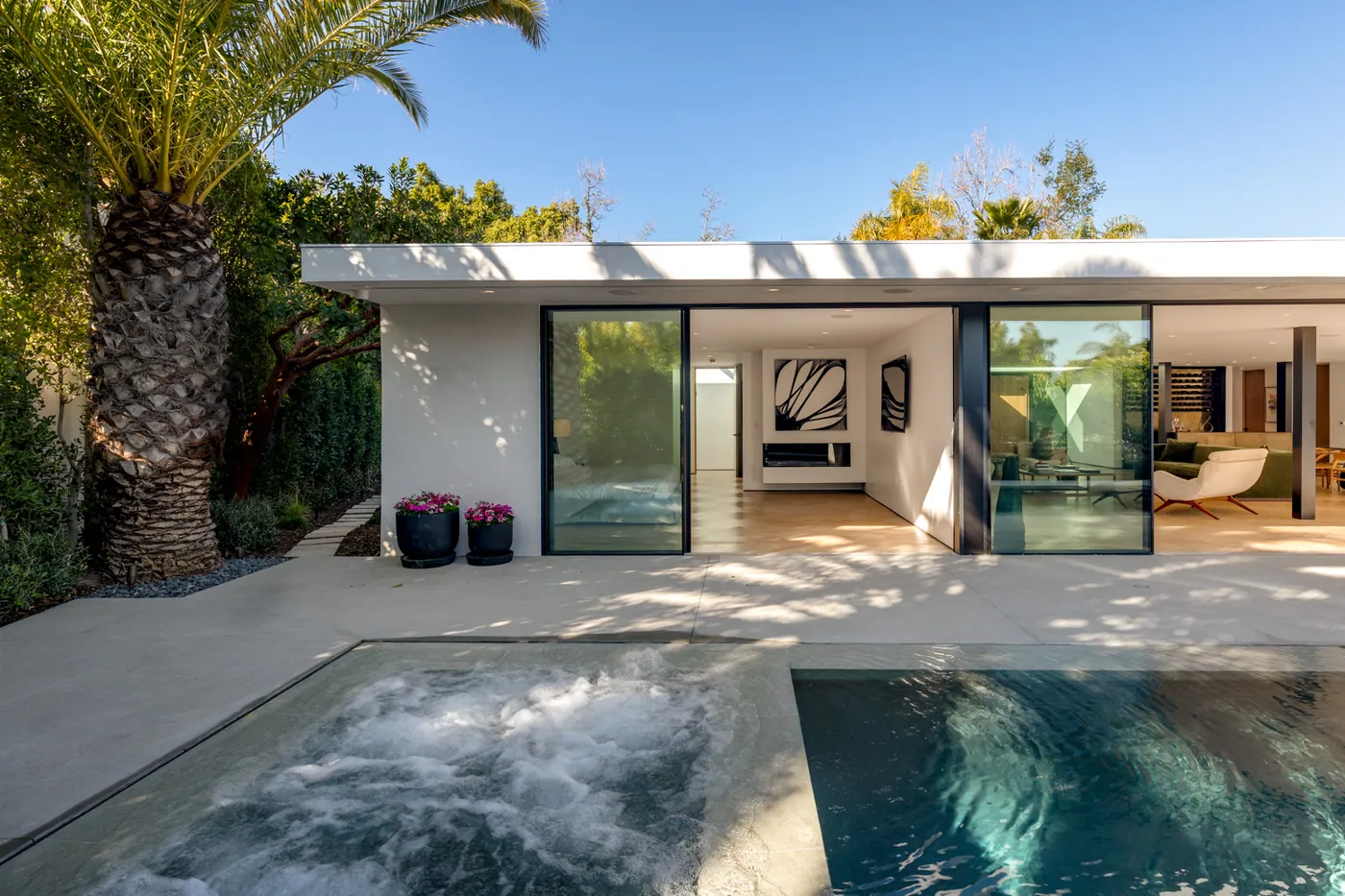 Spa and pool cabana