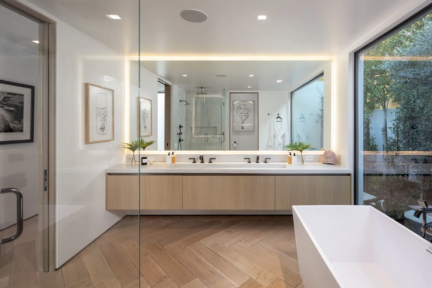 Primary bath vanity